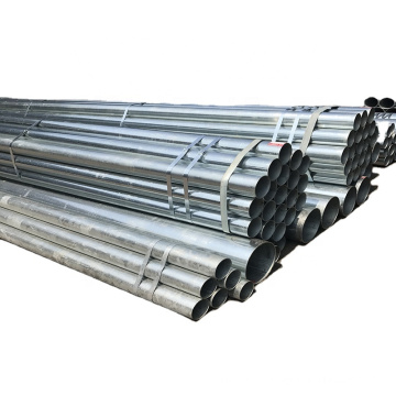 Parede fina de 4 polegadas famosa famosa galvanizada aço carbono Erw tubos sgp-gi polishol s355jr s235jr hot dip galvanized aço tubo redondo